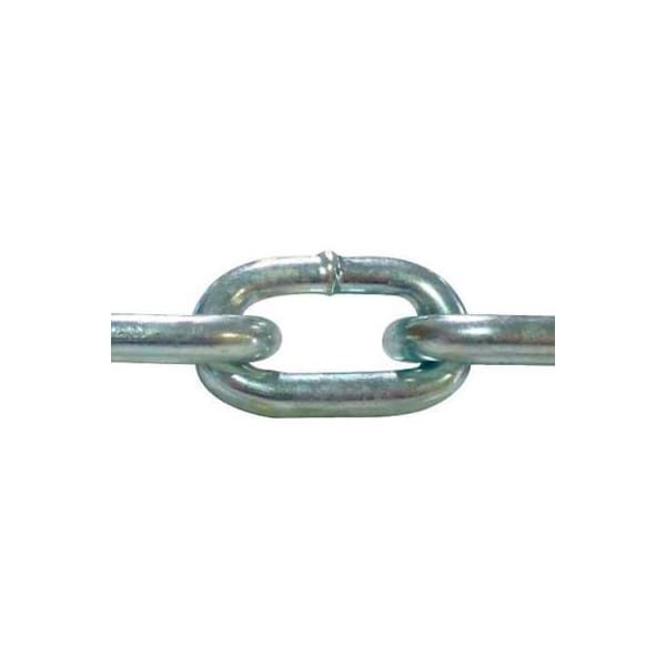 Advantage Sales & Supply Advantage Grade 30 Proof Coil Chain ZPPC375B10 - 3/8" Dia. - 2650 Lb. Cap. - 10' Box - Bright Zinc ZPPC375B10 - main
